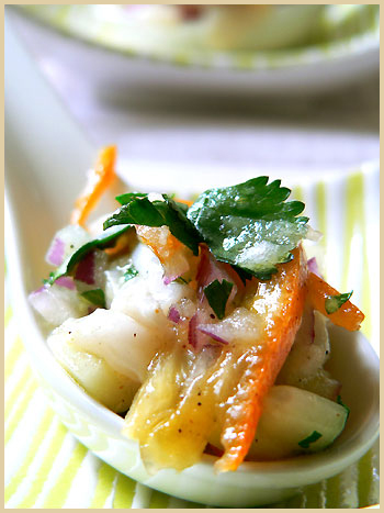 scallop ceviche