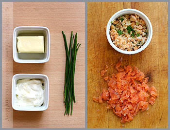 salmon rillettes