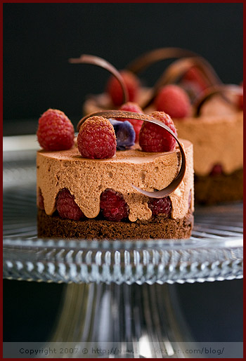 chocolate mousse cake ginger