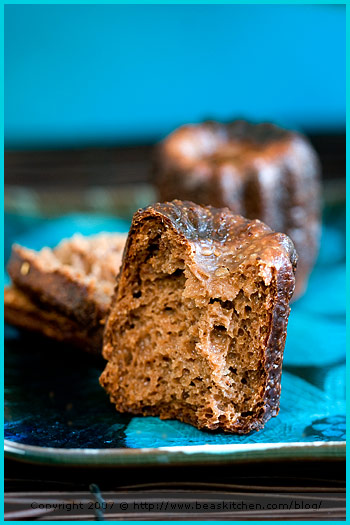 chocolate canelé cannelé