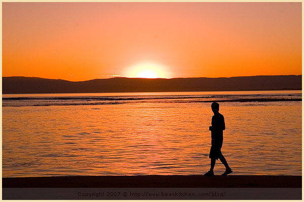 Tasmania sunset Coles Bay