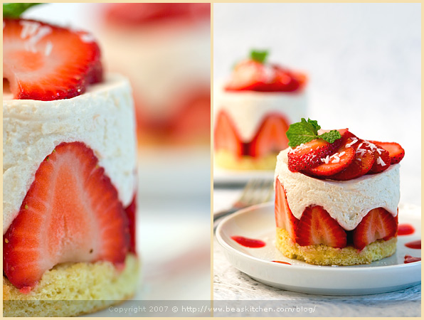 donna hay strawberry cake rhubarb fraisier fruit sweet