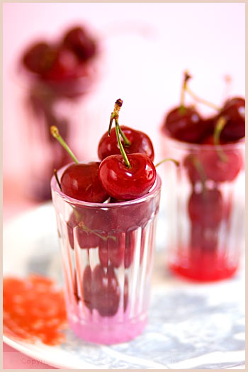 cherry fruit summer tartine gourmande