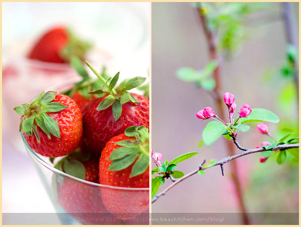 strawberry rice pudding