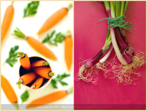 carrot scallion tartine gourmande