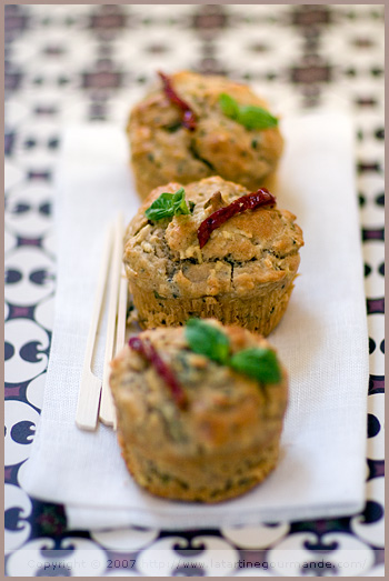 parsnip muffin sun-dried tomato tartine gourmande