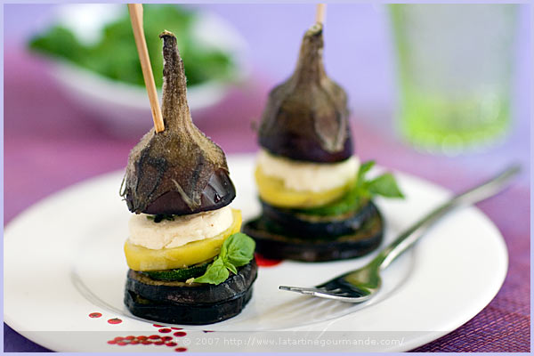 zucchini eggplant millefeuille
