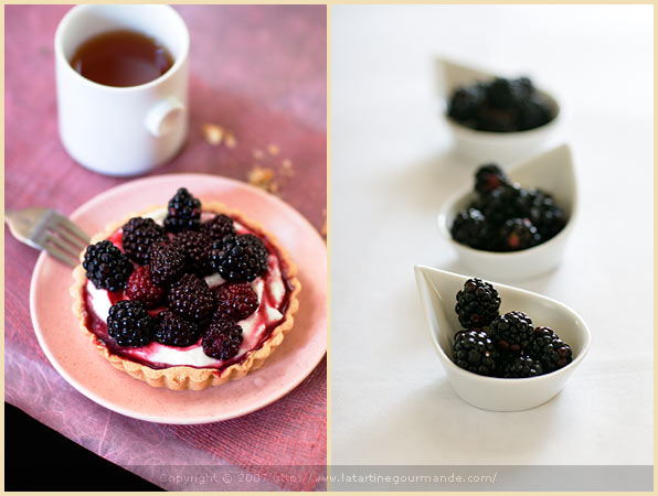 blackberry tart mascarpone amaranth flour tartine gourmande