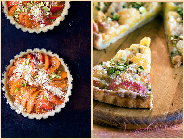 olive oil crust apricot tart