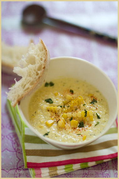 corn soup paprika