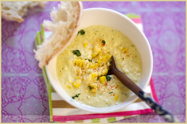 corn soup paprika