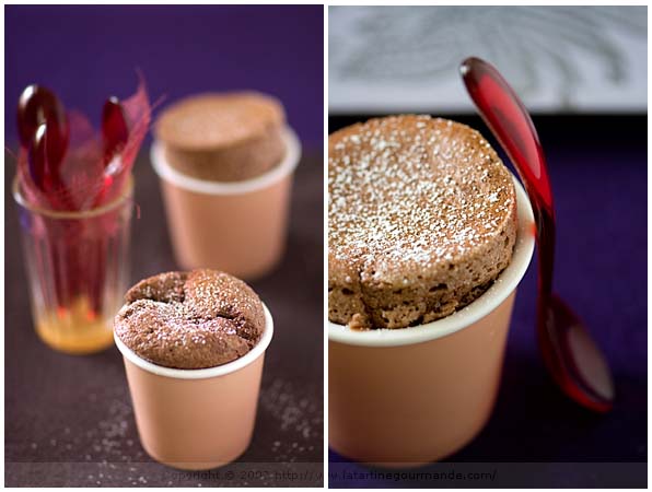 soufflé chocolate cardamom