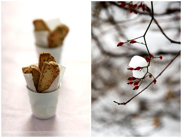 biscotti vanilla pistachios pecans