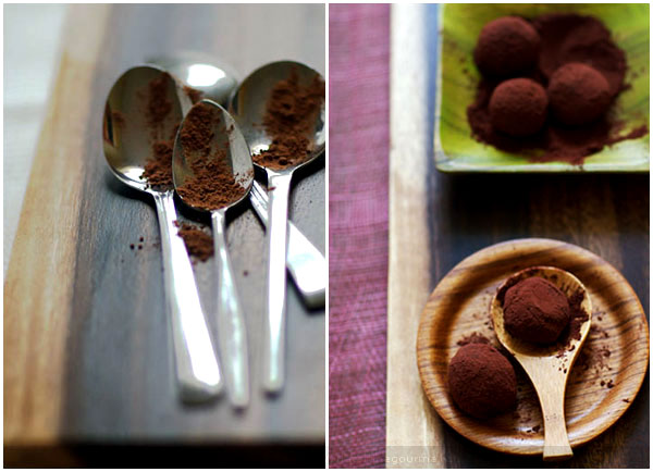 chocolate truffles dark