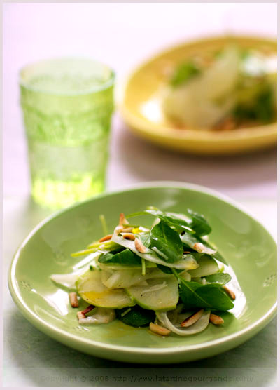 fennel apple arugula salad boston globe