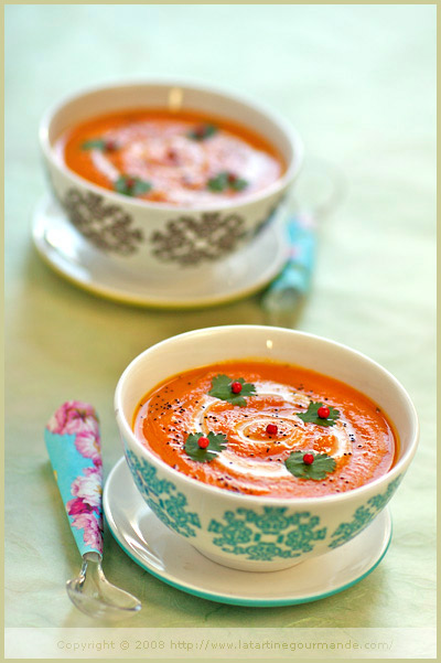 carrot coconut soup