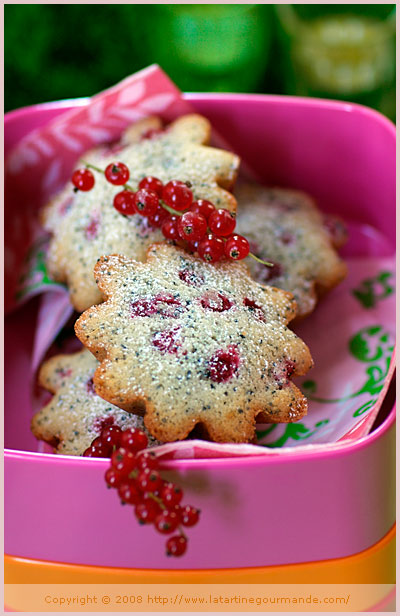 red currant teacakes almond poppyseed lemongrass vanilla