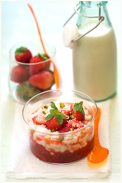 coconut rice pudding