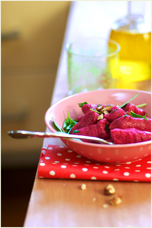 beet gnocchi potato