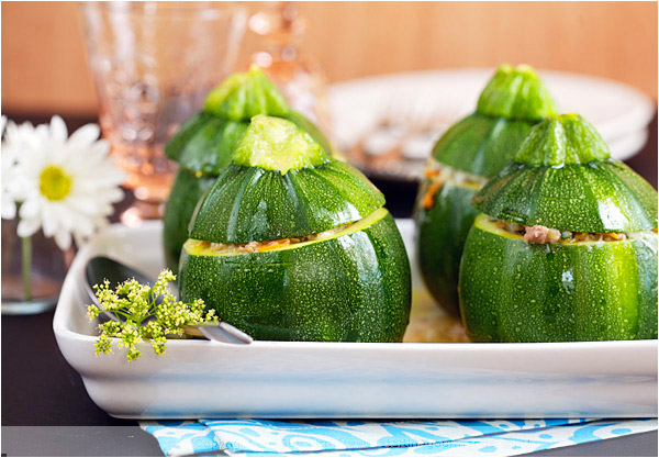 stuffed zucchini squash