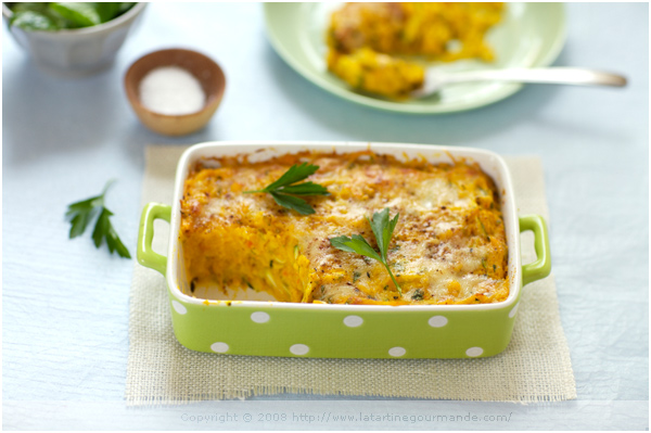 potimarron squash gratin