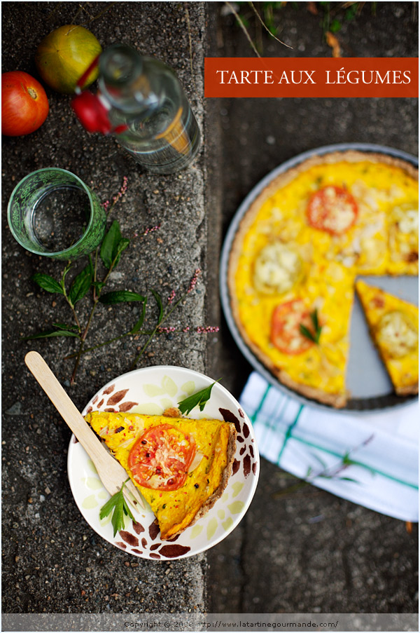 potimarron squash celeriac tart