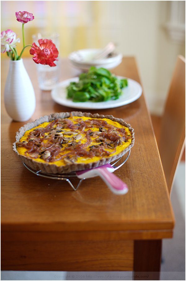 winter squash tart