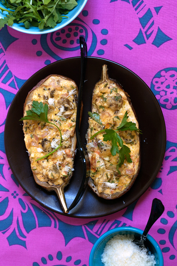 stuffed eggplant