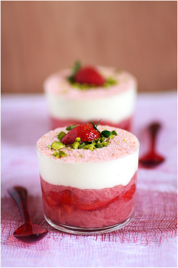 Lime mousse verrine