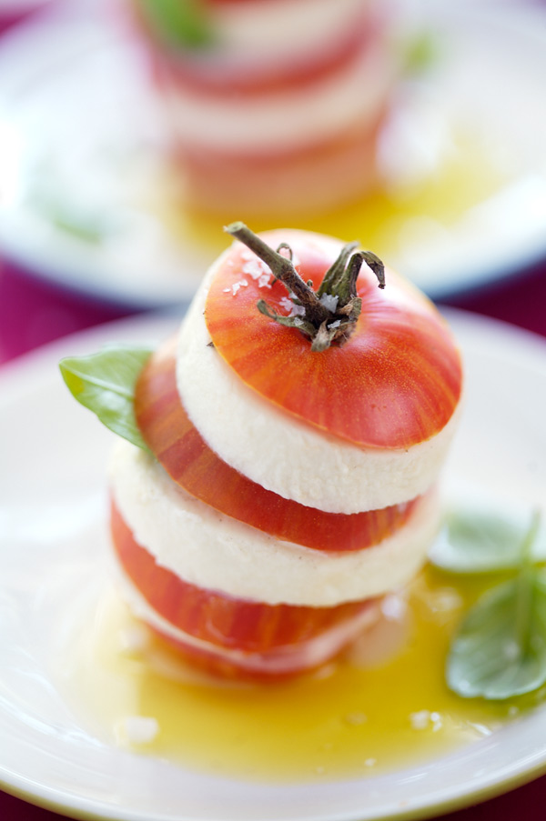 tomato millefeuille mozzarella