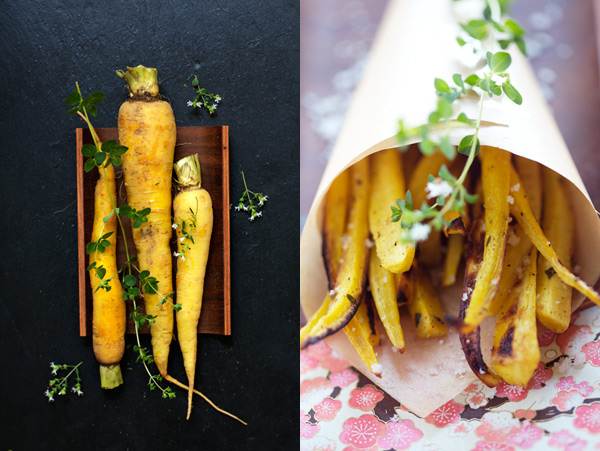 yellow carrots fries