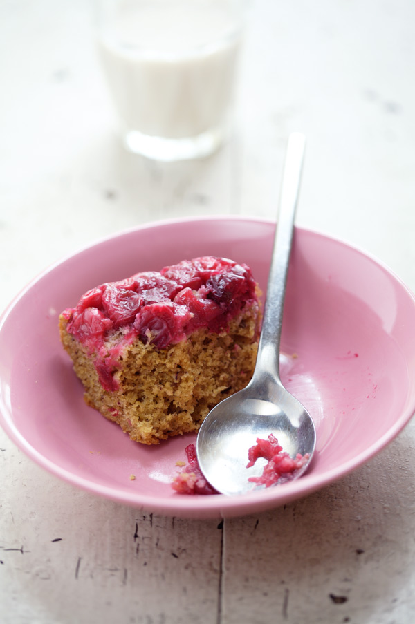 Lulu gluten free cranberry upside down cake