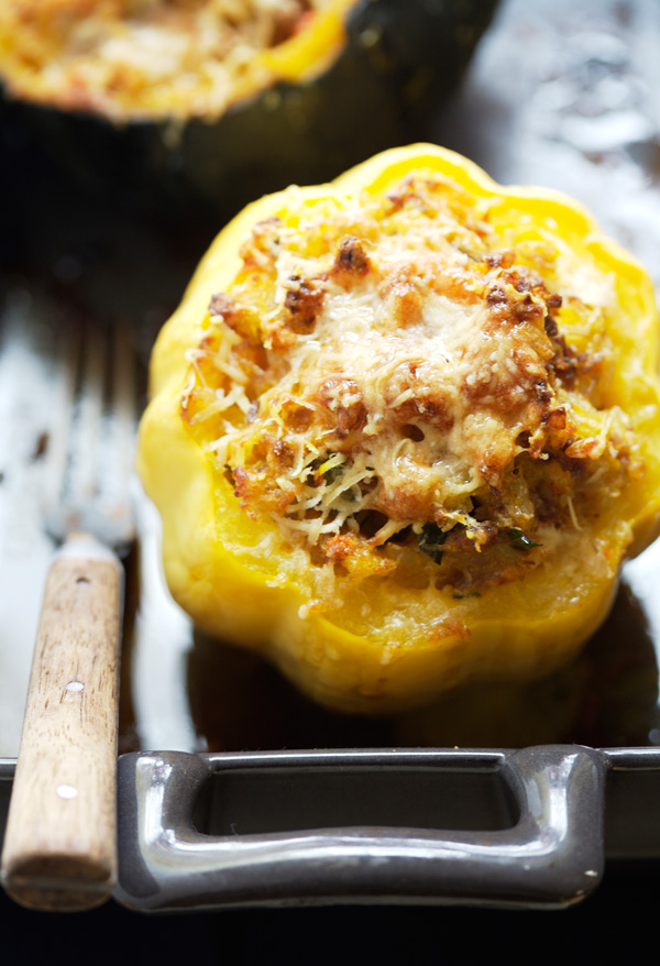 stuffed squash beef