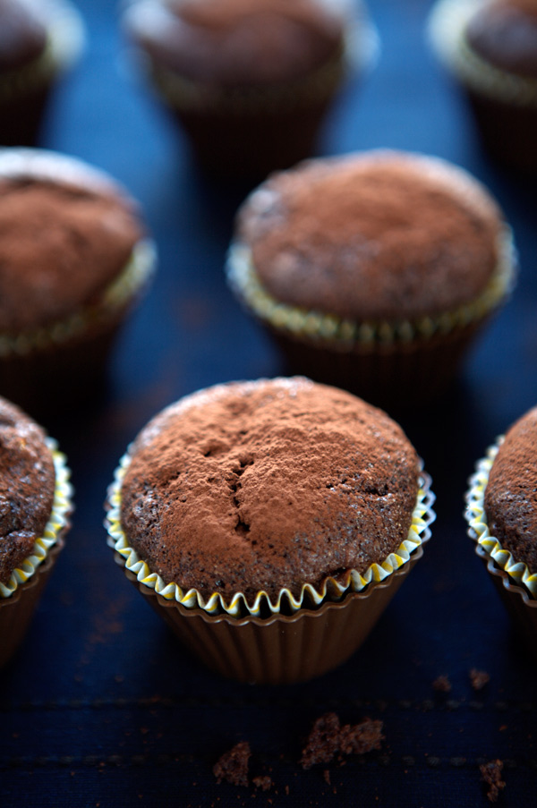 banana cocoa muffins