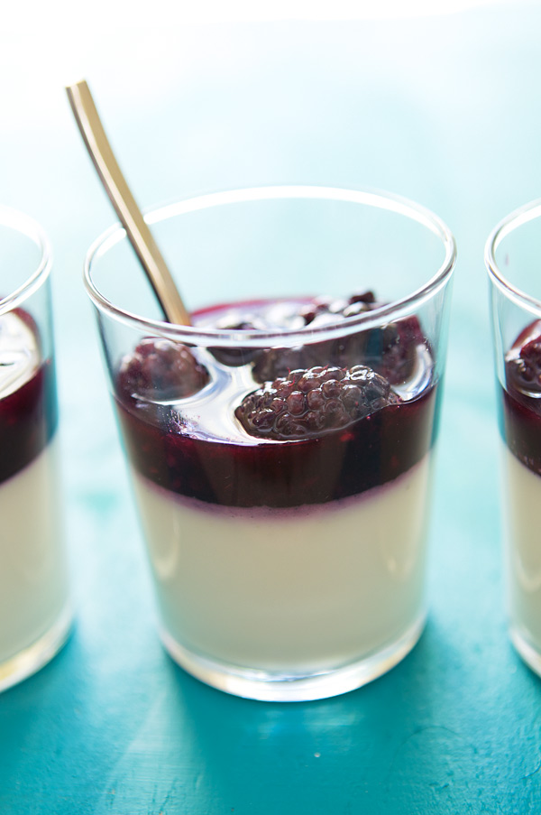 panna cotta stewed berries