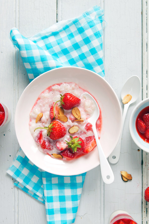 gluten free rice pudding recipe strawberries